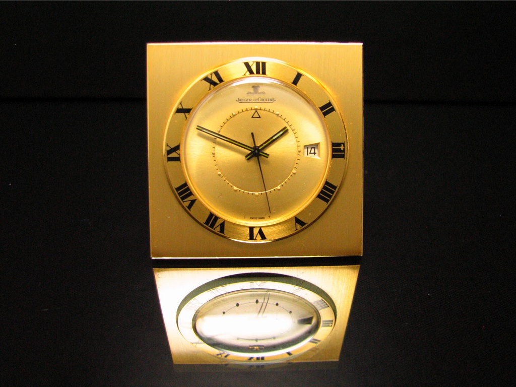 JaegerLeCoultre Memovox Reise Wecker mit Datum, Tasche eBay